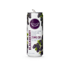 Wyld CBD Sparkling Water 25mg 12pk BLACKBERRY