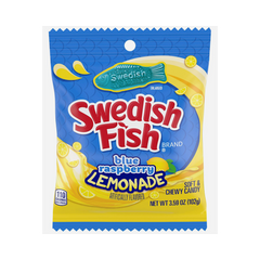 SWEDISH FISH BLUE LEMONADE 3OZ 12PK