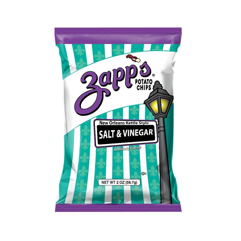 ZAPS CHIPS SMALL SALT&VINEGAR 25PK