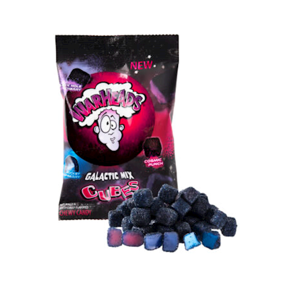 Warheads 4.5oz 12pk GALACTIC CUBES