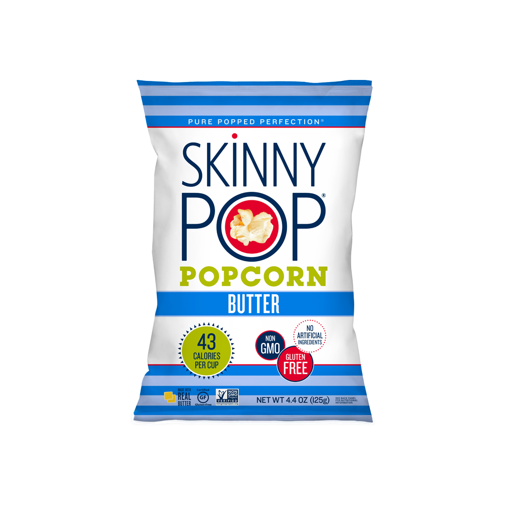 Skinny Popcorn 4.4oz 12pk BUTTER