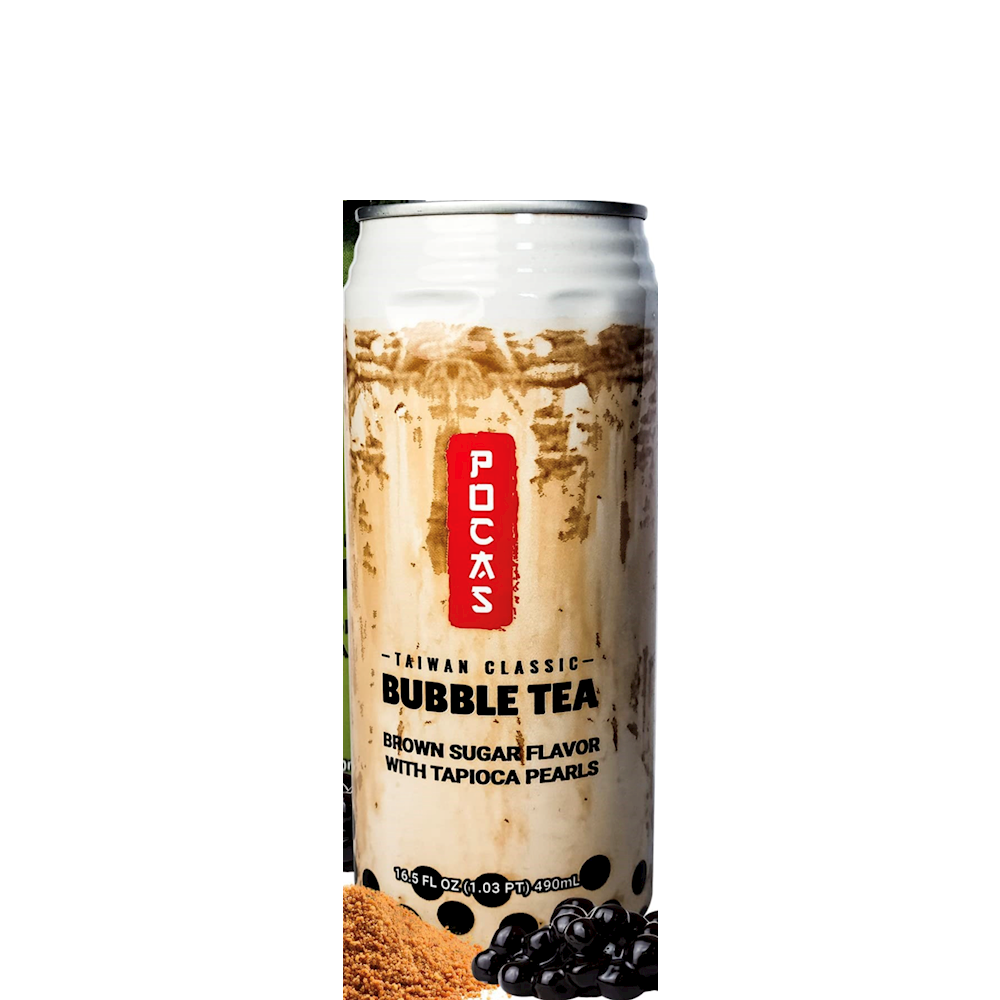 Pocas Bubblle Tea 24pk BROWN SUGAR