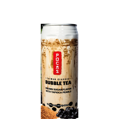 Pocas Bubblle Tea 24pk BROWN SUGAR