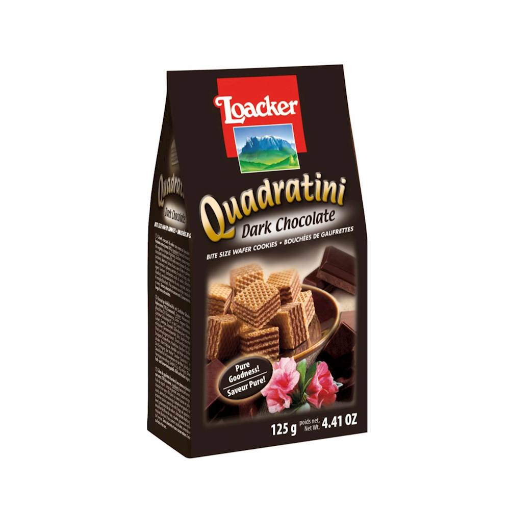 Loacker Wafer 6pk DARK CHOCOLATE