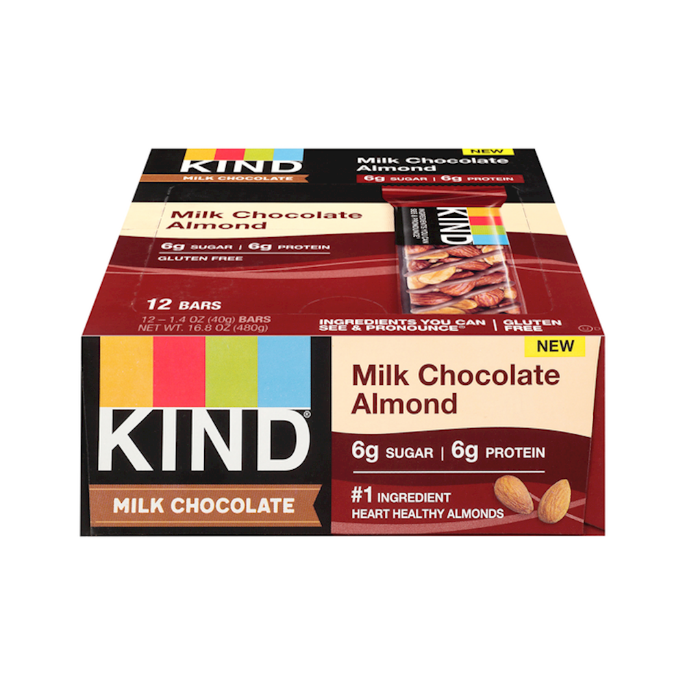 Kind Bar 12pk MILK CHOCOLATE Almond