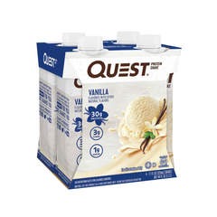 QUEST SHAKE VANILLA (3-4PK) 12PK