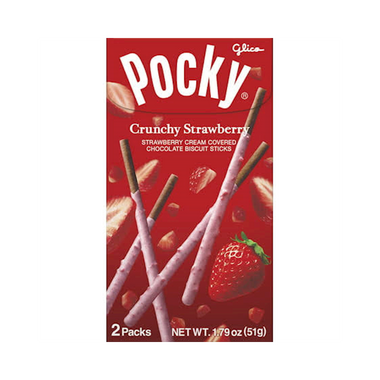 Pocky Sticks Large 10pk CRUNCHY STRAWBERRY