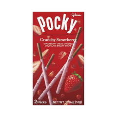 Pocky Sticks Large 10pk CRUNCHY STRAWBERRY