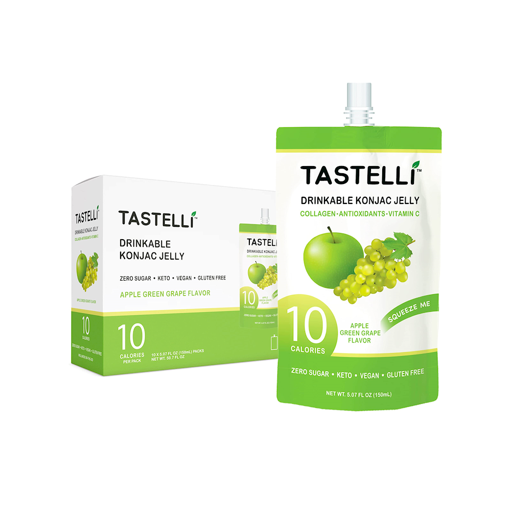 Tastelli Drinkable Konjac Jelly 5.07oz 10pk APPLE