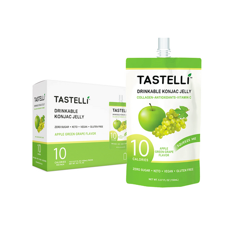 Tastelli Drinkable Konjac Jelly 5.07oz 10pk APPLE
