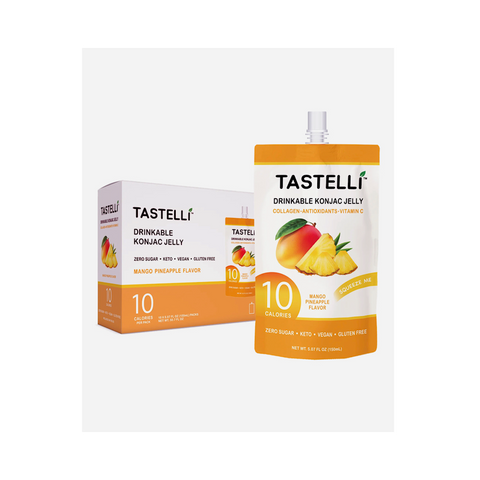 Tastelli Drinkable Konjac Jelly 5.07oz 10pk MANGO