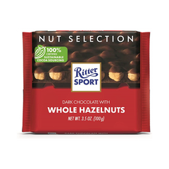 Ritter Sport Chocolate 10pk DARK HAZELNUT