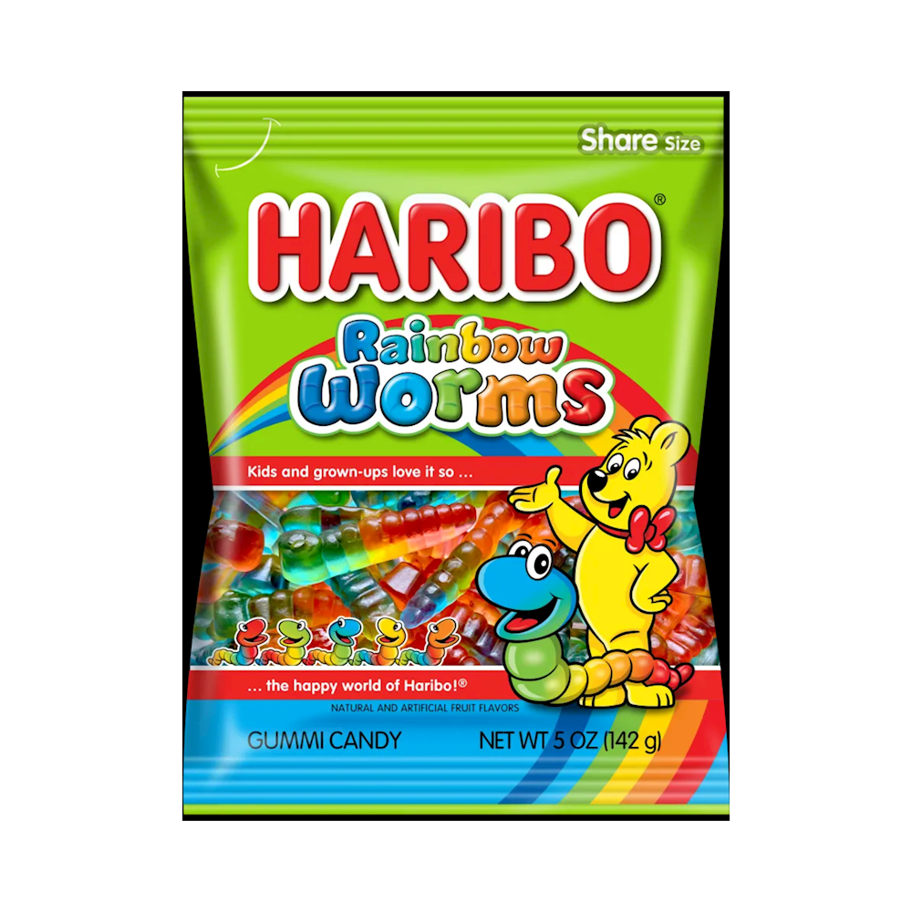 Haribo 12pk RAINBOW WORMS