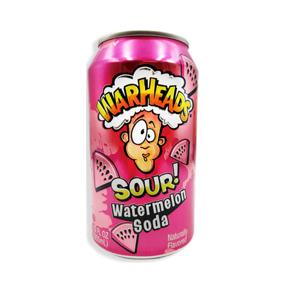 Warshead Can Soda WATERMELON 12PK