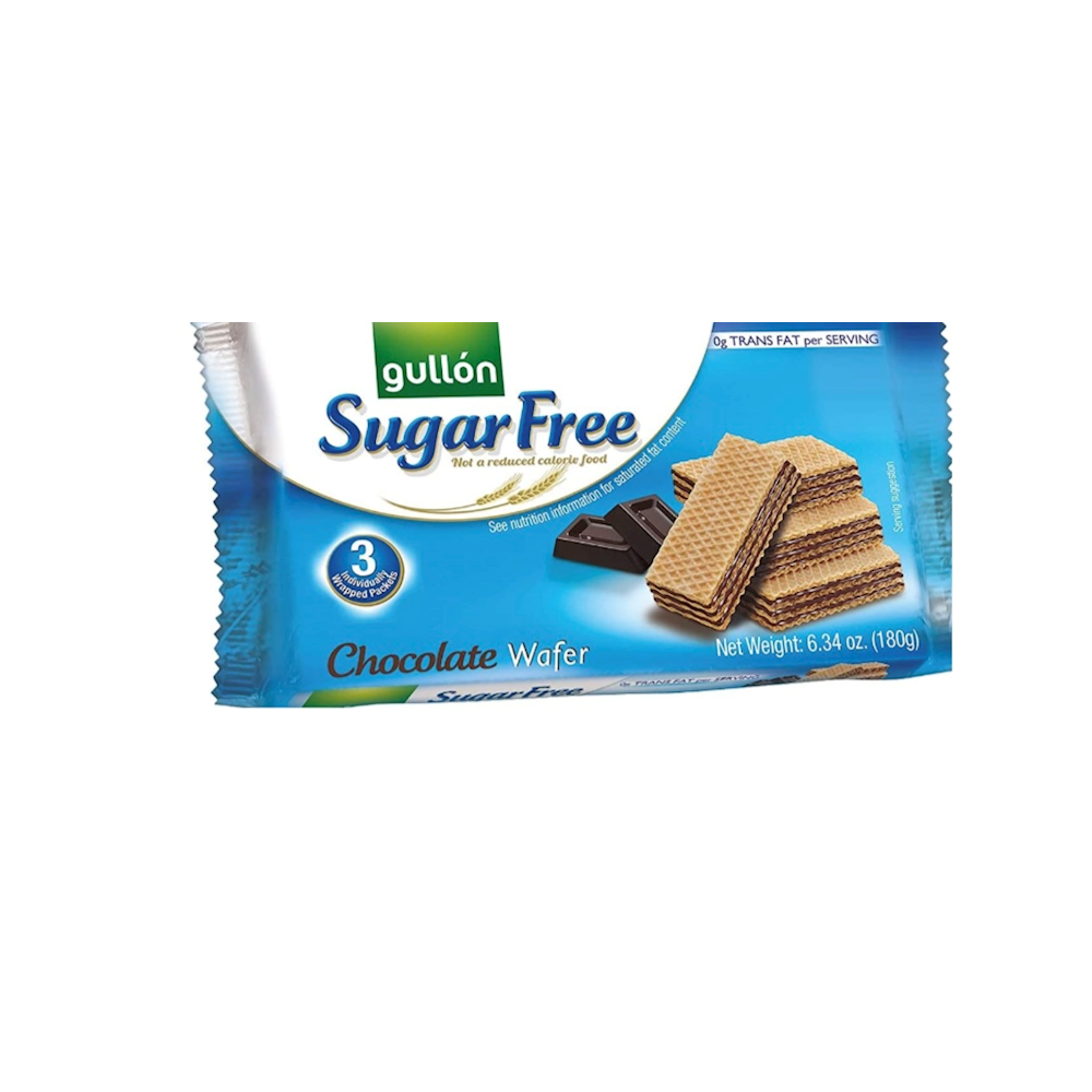 Gullon Sugar Free Wafer 12pk CHOCOLATE