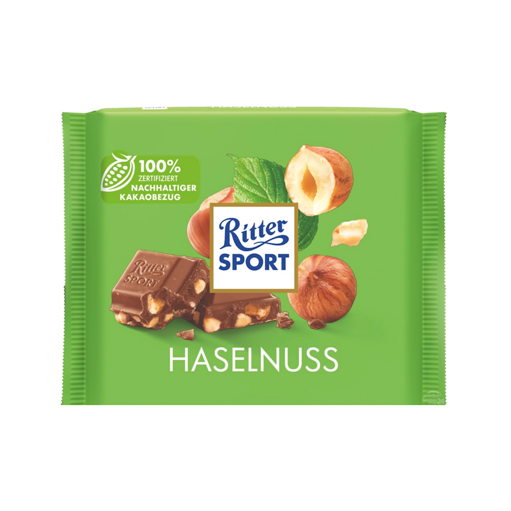 Ritter Sport Chocolate HASELNUSS 12PK