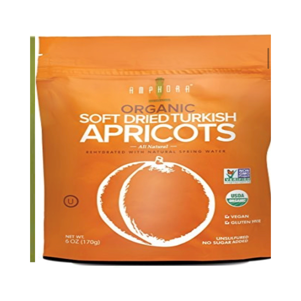 Amphora Dried Fruit 6oz 6pk APRICOT
