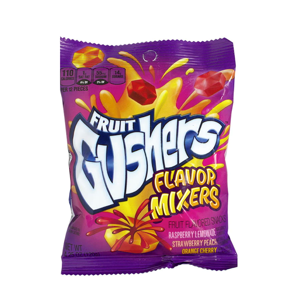 Gushers Super Sour Berry 4.25oz 8pk FLAVOR MIX