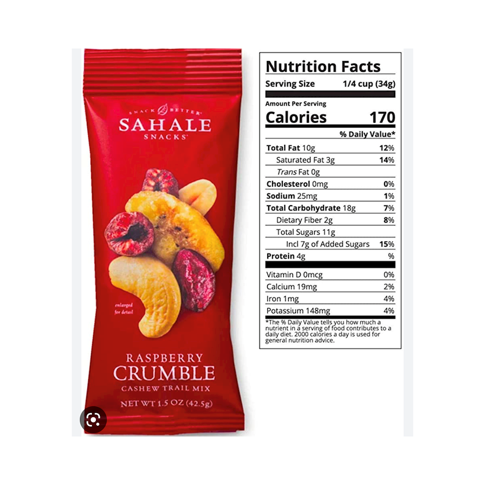 SAHALE RASBERRY CRUMBLE 9PK