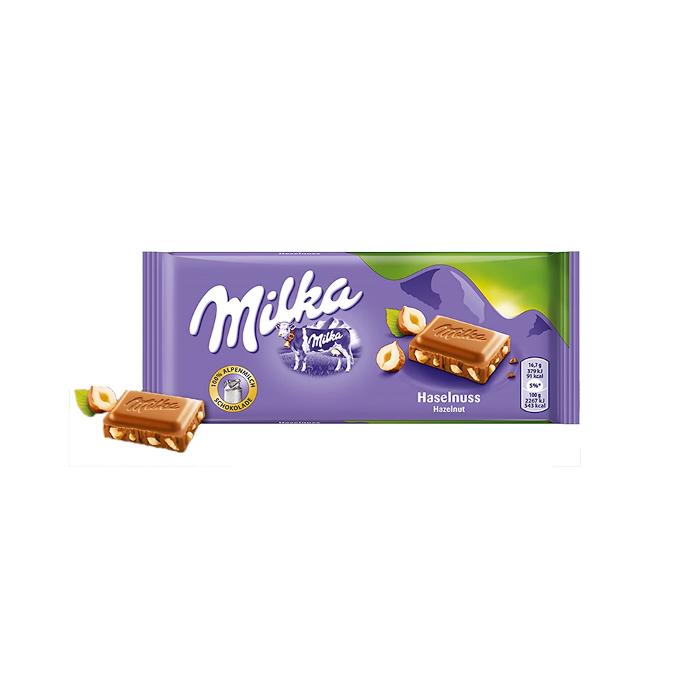 Milka Chocolate 22pk HAZELNUT