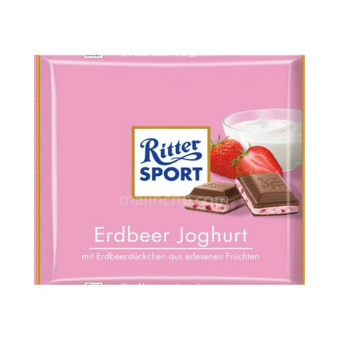Ritter Sport Chocolate STRAWBERRY 12PK