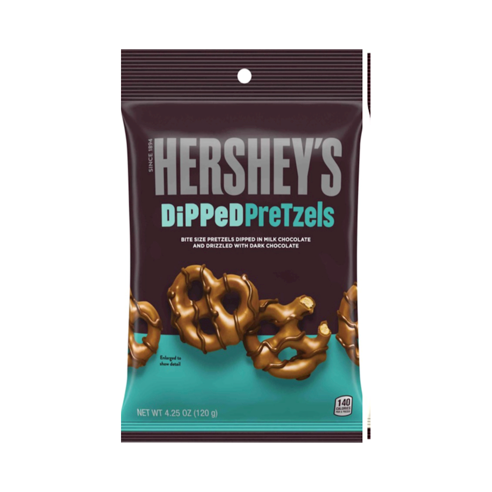Hershey's Pretzels Dipped 12pk MILK CHOCOLATE
