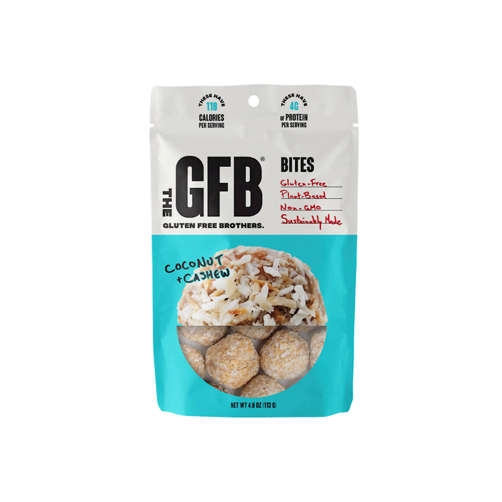 The GFB Bites 4oz 6pk COCONUT CASHEW