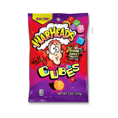 Warheads Peg Bag 12pk CUBES