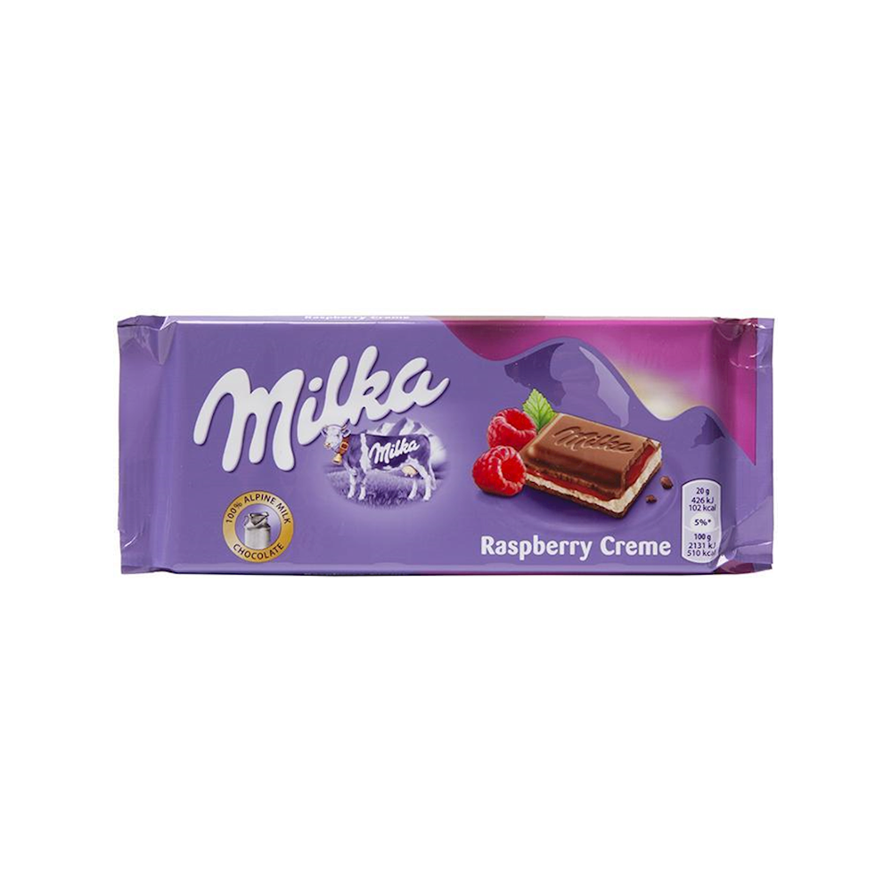 Milka Chocolate 22pk RASPBERRY