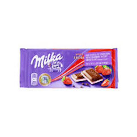 Milka Chocolate 22pk STRAWBERRRY