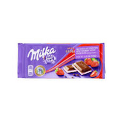 Milka Chocolate 22pk STRAWBERRRY
