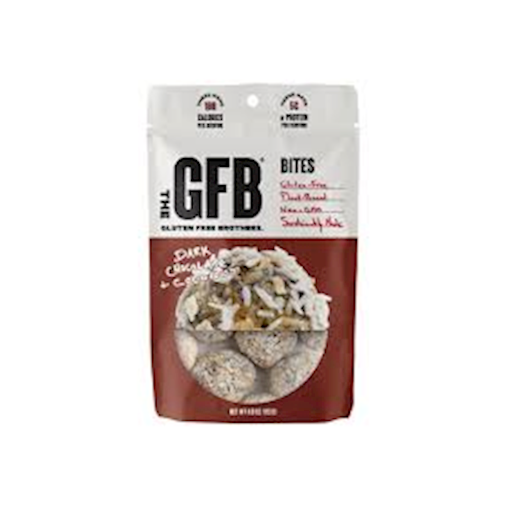 The GFB Bites 4oz 6pk DARK CHOCO COCONUT