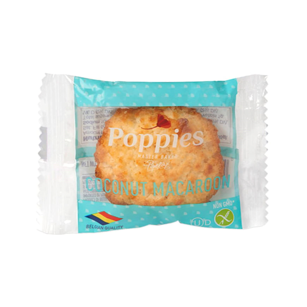 Poppies Macroon Small 11.2oz 24pk COCONUT