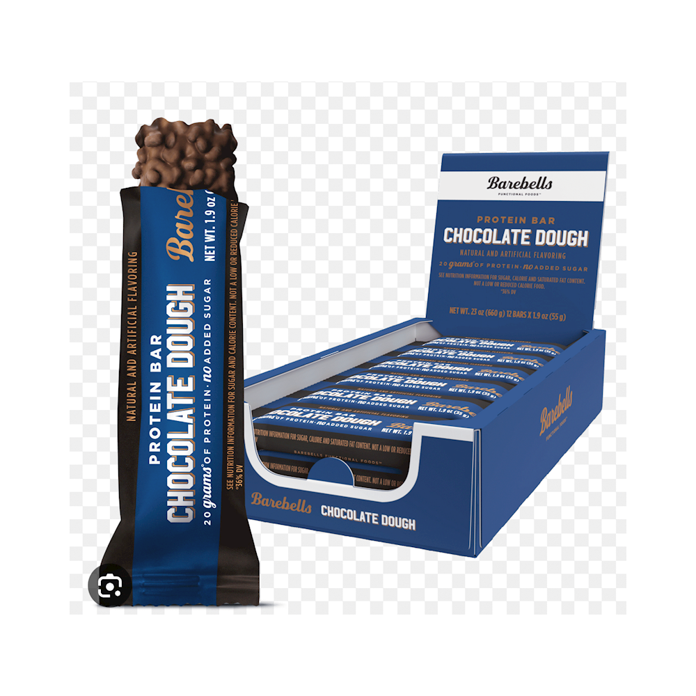 Barbell Bar 12/1.94oz Chocolate Dough