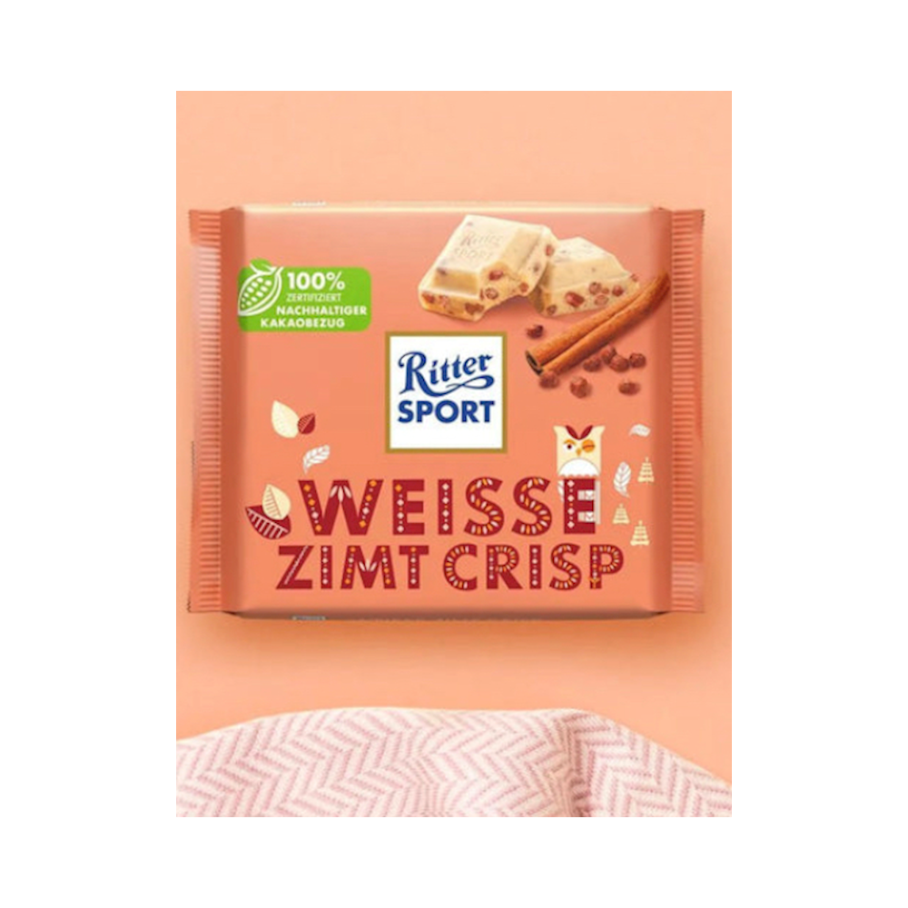 RITTER SPORT WEISSE ZIMT CRISP