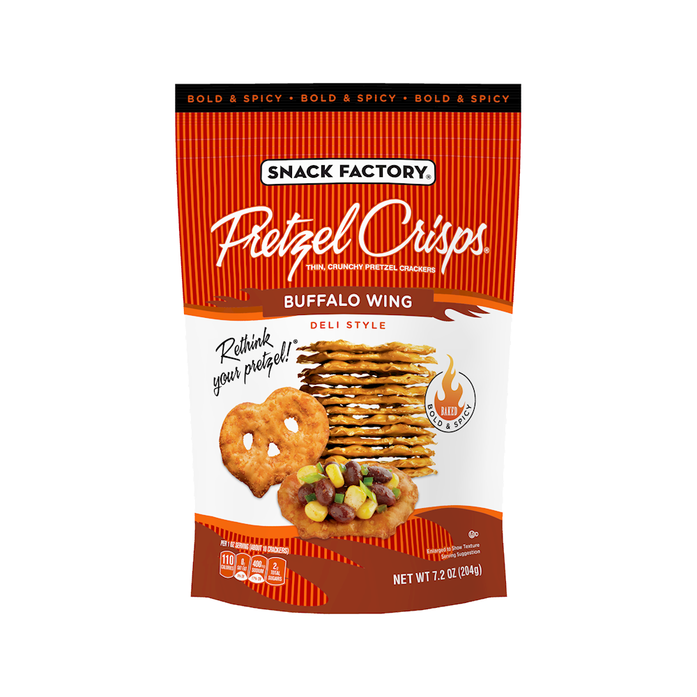 Snack Factory Pretzels 7.2oz 12pk BUFFALO WING