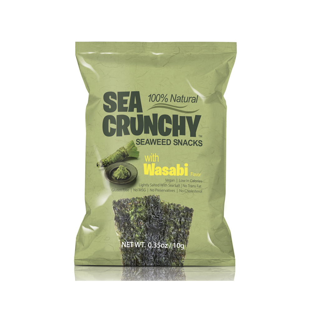 Seacrunchy Seaweed 12pk WASABI
