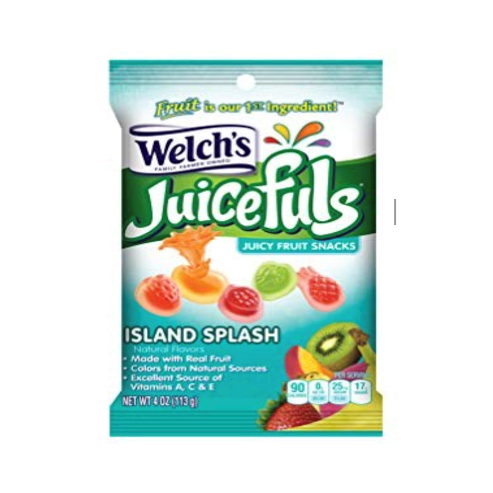 Welches Juicefuls 4oz 12pk ISLAND FRUIT