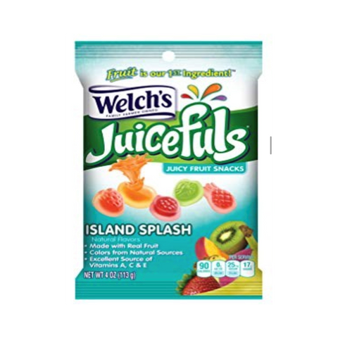 Welches Juicefuls 4oz 12pk ISLAND FRUIT