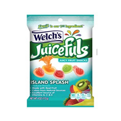 Welches Juicefuls 4oz 12pk ISLAND FRUIT