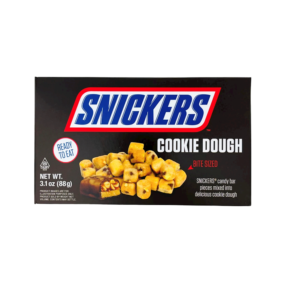 Snickers Poppable Cookie Dough 3.1oz 12pk