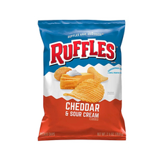 FRITO LAY RUFFLES CHEDDAR SOUR CREAM 24PK