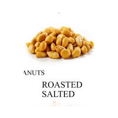 Terrafinna Roasted Peanuts SALTED 9.5oz 8pk