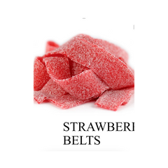 TerraFinna Sour Strawberry Belts 10oz 8pk