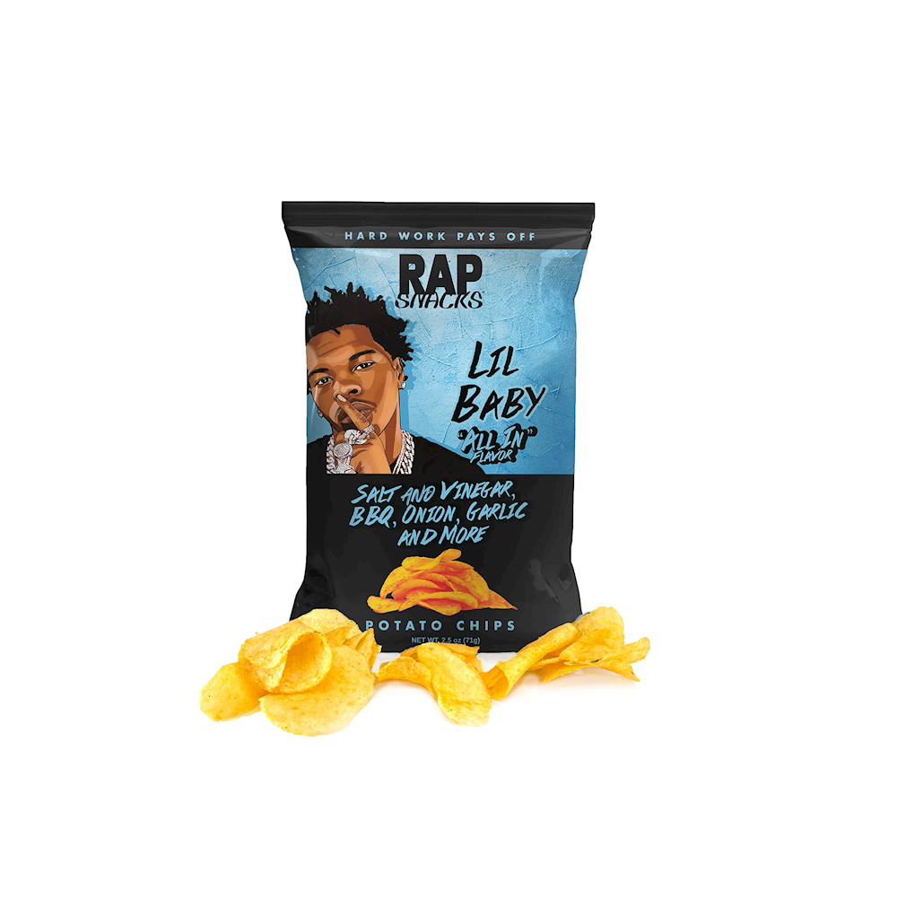 RAP SNACKS 24PK ALL IN (LIL BABY)(BLUE)