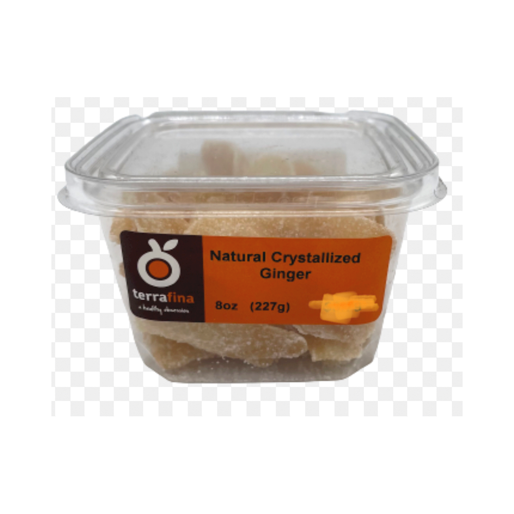 TerraFina Natural Crystallized Ginger 8 oz