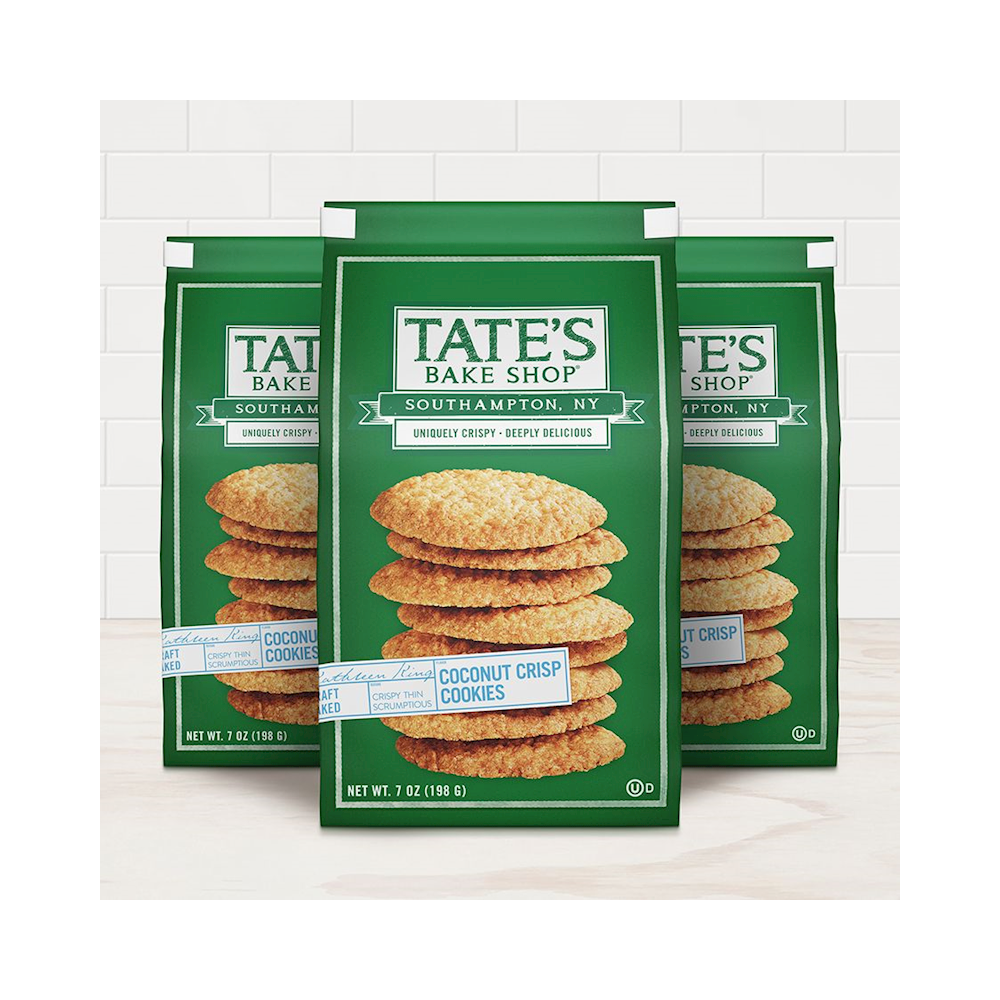 TATES COOKIES 12PK 7OZ COCONUT
