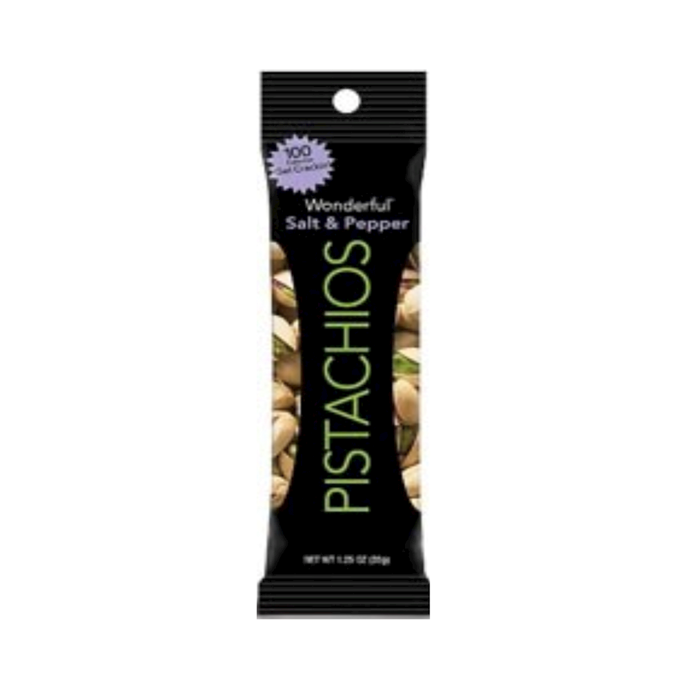 Wonderful Pistachio 1.25oz 12pk SALT & PEPPER