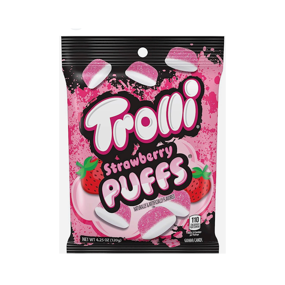 TROLLI STRAWBERRY PUUFS 12PK