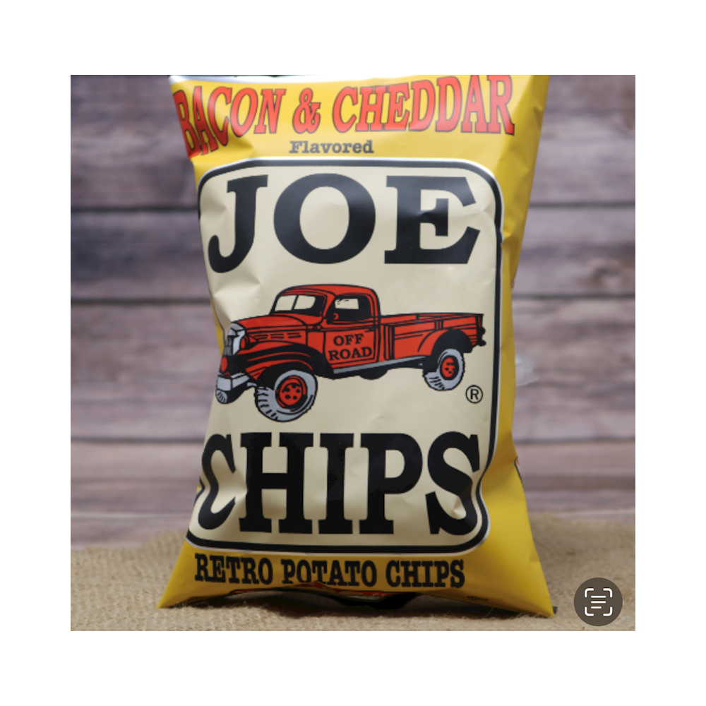 JOES CHIPS 2OZ 28CT CHEDDAR BACON